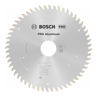 Bosch invalcirkelzaagblad Standard for Aluminium voor accu-invalcirkelzagen en handcirkelzagen en accu-metaalzagen