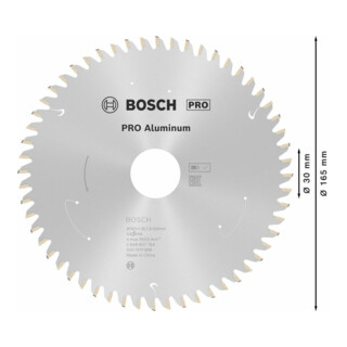 Bosch invalcirkelzaagblad Standard for Aluminium voor accu-invalcirkelzagen en handcirkelzagen en accu-metaalzagen