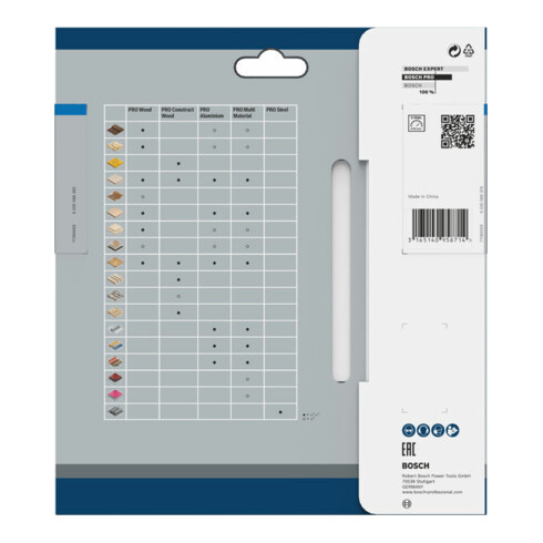 Bosch cirkelzaagblad Standard for Steel voor accuzagen 160 x 1,6/1,2 x 20 36 tanden