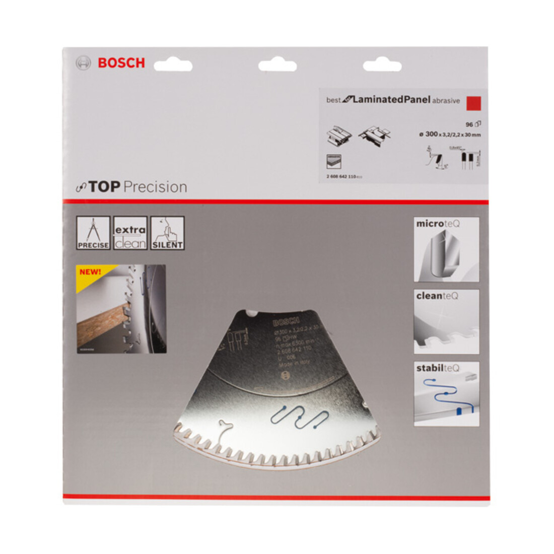 Bosch cirkelzaagblad beste kunststof voor horizontale/verticale zagen en tafelcirkelzagen 30 mm 3,2 mm