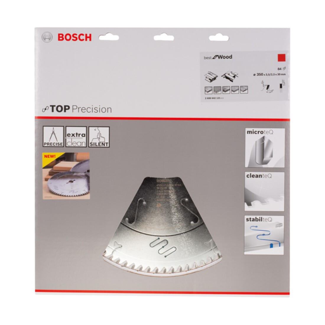 Bosch cirkelzaagblad Top Precision Best for Wood 350 x 30 x 3,5 mm 84