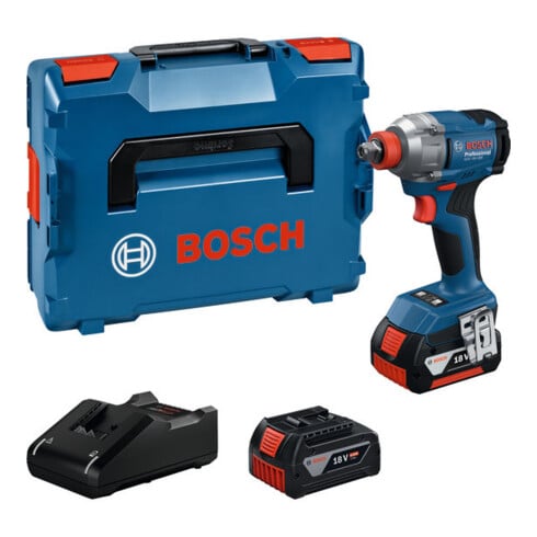 Bosch Clé à chocs sans fil GDX 18V-285 avec 2 x batterie GBA 18V 4.0Ah