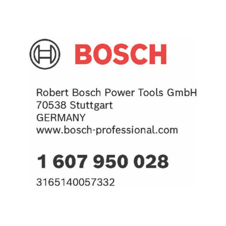 Bosch Clé de rechange pour mandrin S1 G, 60 mm 30 mm 4 mm