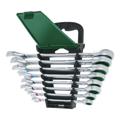 Bosch Clés à molette avec cliquet, set de 8 pièces