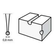 Bosch Coltello da incisione Dremel sferico-2