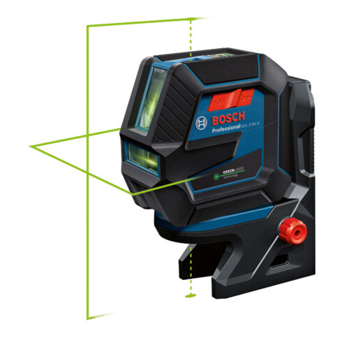 Bosch combilaser GCL 2-50 G met plafondklem en werkmanskoffer