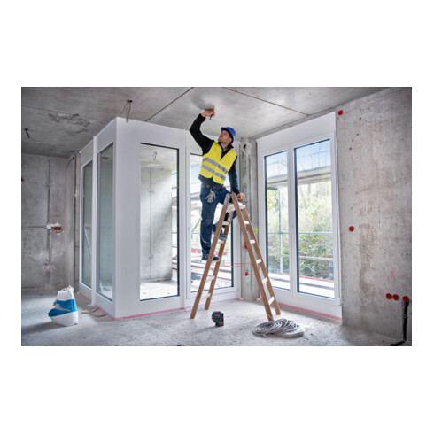 Bosch combilaser GCL 2-50 G met plafondklem en werkmanskoffer