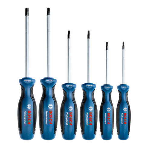 Bosch Combo Kit: Screwdriver Schraubendreher-Set, 6-tlg. TX