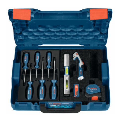 Bosch Combo Kit Set mit Schraubendrehern und verschiedenen Handwerkzeugen, 19-teilig