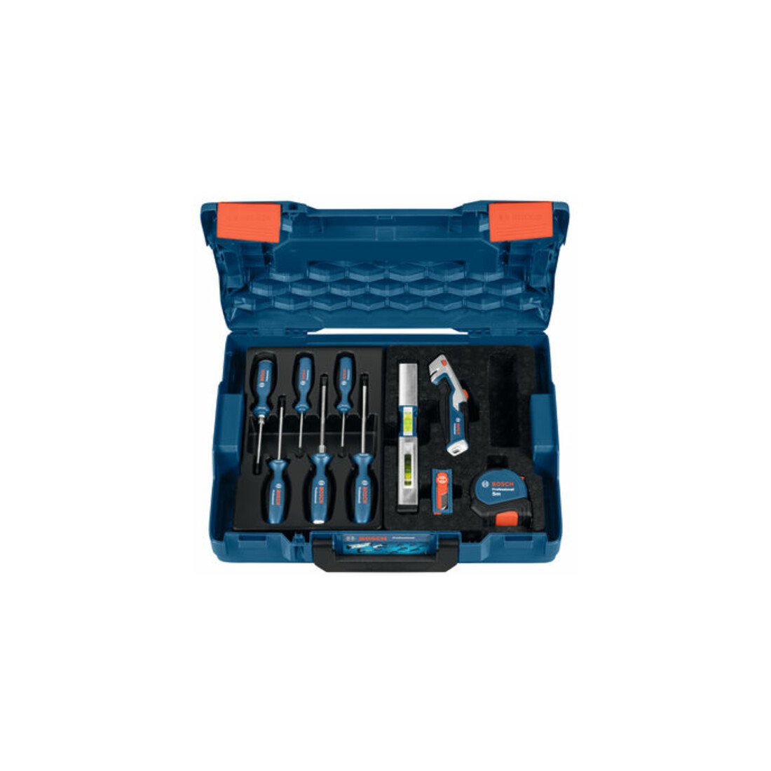 Bosch Combo Kit Set mit Schraubendrehern und verschiedenen Handwerkzeugen, 19-teilig