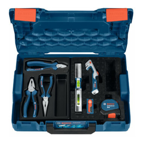 Bosch Combo Kit Set mit Zangen und verschiedenen Handwerkzeugen, 16-teilig