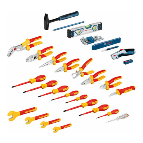 Bosch Combo Kit Valise d'électricien 37 pcs