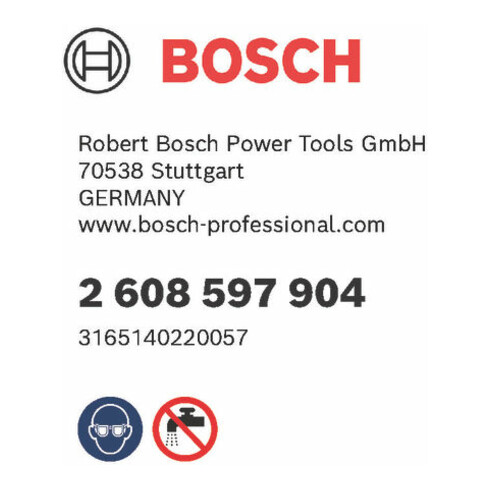 Bosch Croce di centraggio per punte a secco e svasatori a bussola