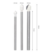 Bosch CYL-9 Set de forets céramique douce, 5 x 70; 6 x 80; 8 x 80 mm, 3 pièces-4