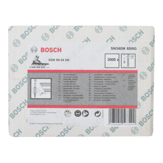 Bosch D-kop stripnagel SN34DK 90RG, gegalvaniseerd, gegroefd