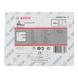 Bosch D-Kopf Streifennagel SN34DK blank