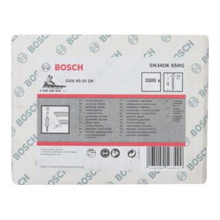 Bosch D-Kopf Streifennagel SN34DK 90RG, verzinkt, gerillt