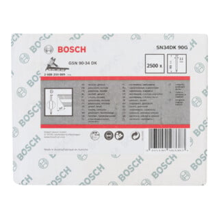 Bosch D-Kopf Streifennagel SN34DK 90G 3,1 mm 90 mm verzinkt glatt