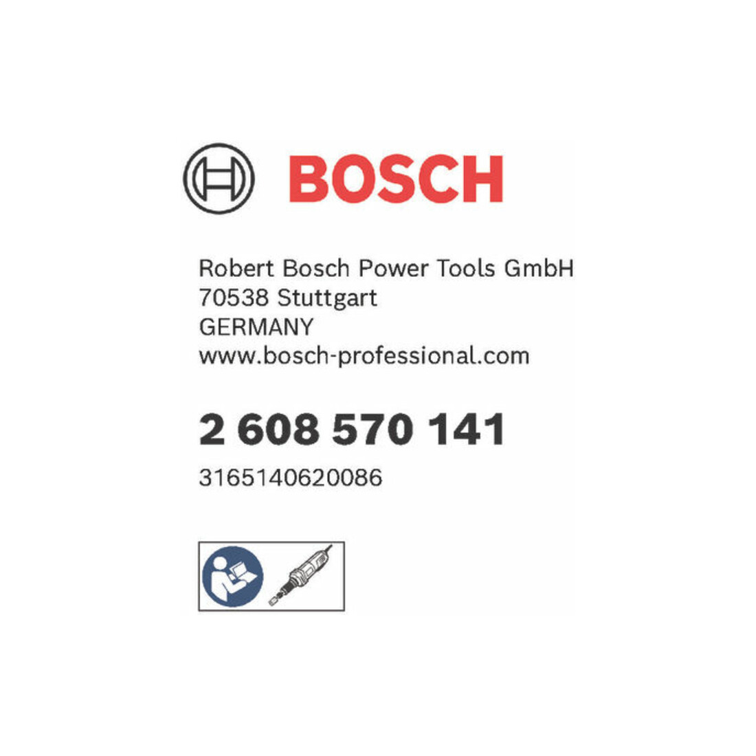 Bosch Dado di serraggio per smerigliatrice diritta