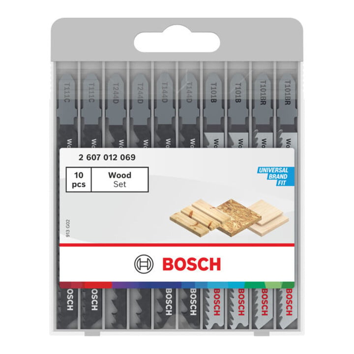 Bosch Decoupeerzaagblad Set Wood Basic 10-dlg.