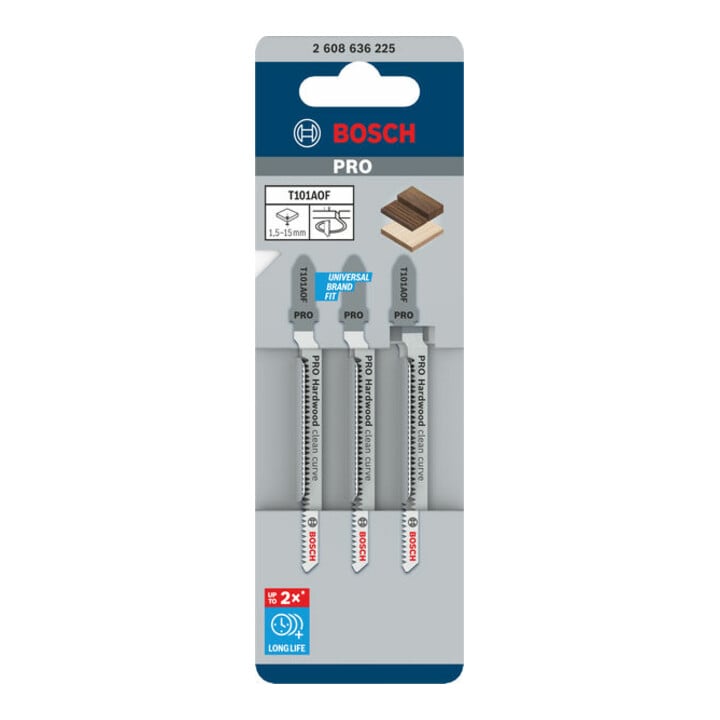 Bosch decoupeerzaagblad T 101 AOF, Clean for Hard Wood