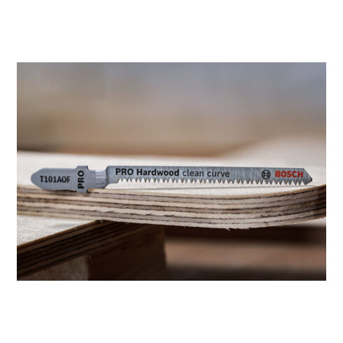 Bosch decoupeerzaagblad T 101 AOF, Clean for Hard Wood