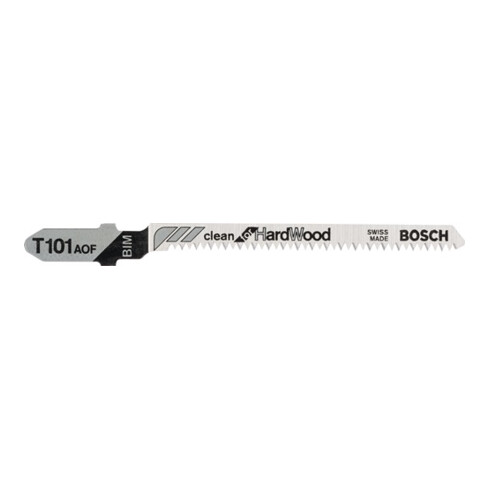 Bosch decoupeerzaagblad T 101 AOF, Clean for Hard Wood