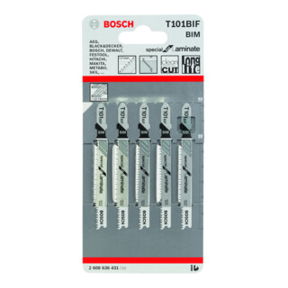 Bosch decoupeerzaagblad T 101 BIF Special for Laminate