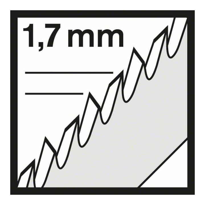 Bosch decoupeerzaagblad T 101 BIF Special for Laminate