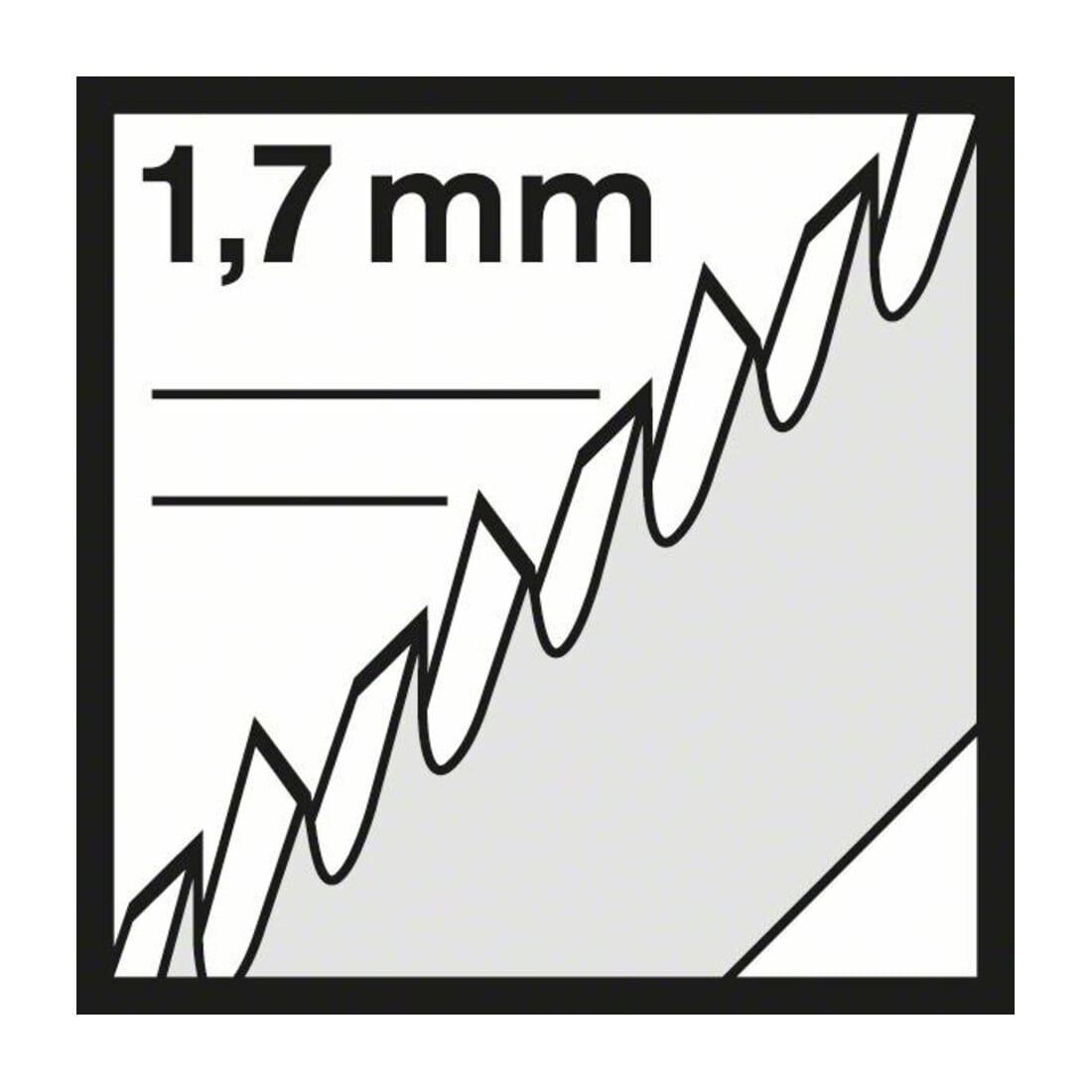 Bosch decoupeerzaagblad T 101 BIF Special for Laminate