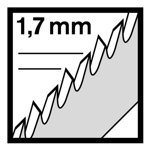 Bosch decoupeerzaagblad T 101 BIF Special for Laminate