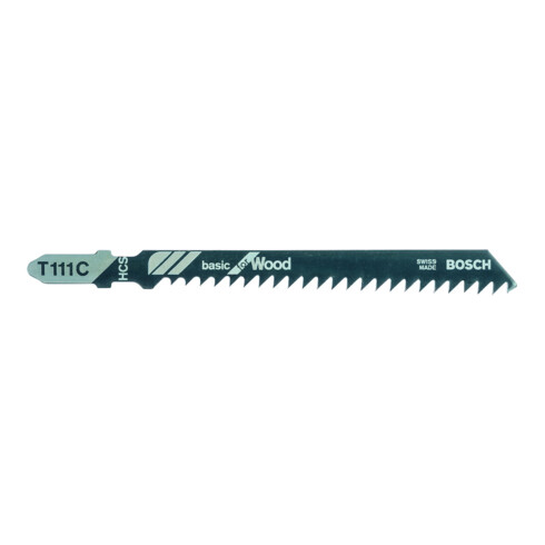 Bosch decoupeerzaagblad T 111 C, Basic for Wood