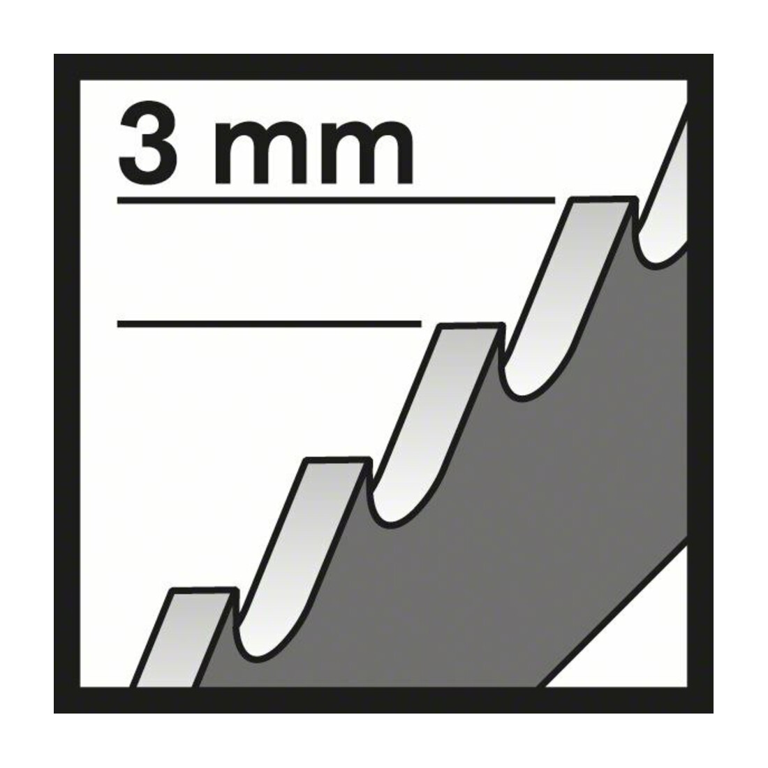 Bosch decoupeerzaagblad T 111 C, Basic for Wood