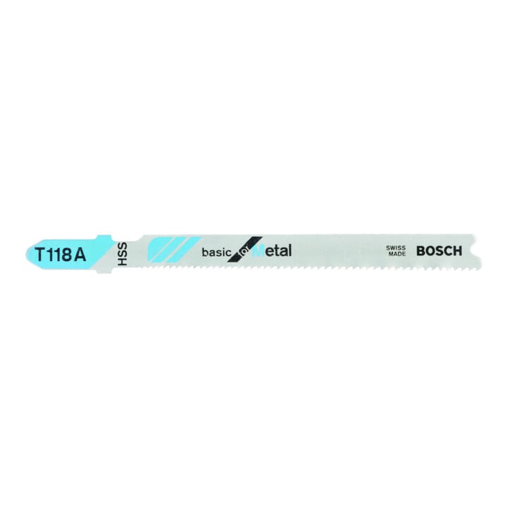 Bosch decoupeerzaagblad T 118 A, Basic for Metal