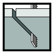 Bosch decoupeerzaagblad T 118 A, Basic for Metal-4