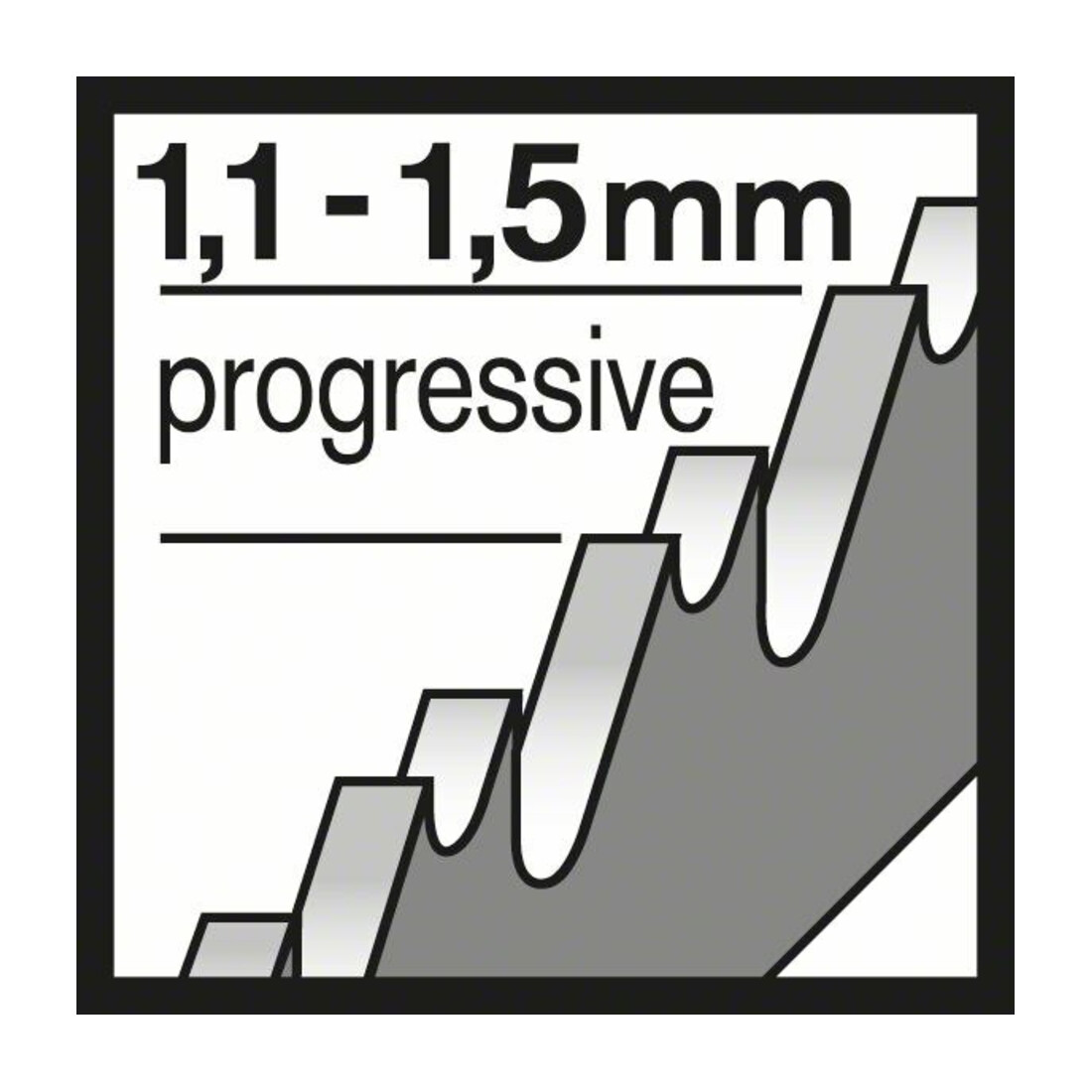 Bosch decoupeerzaagblad T 118 A, Basic for Metal