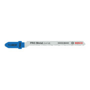 Bosch decoupeerzaagblad T 118 EOF, Flexible for Metal