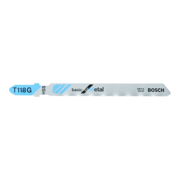 Bosch decoupeerzaagblad T 118 G, Basic for Metal