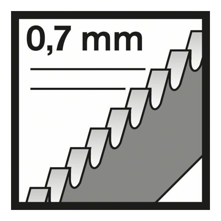 Bosch decoupeerzaagblad T 118 G, Basic for Metal
