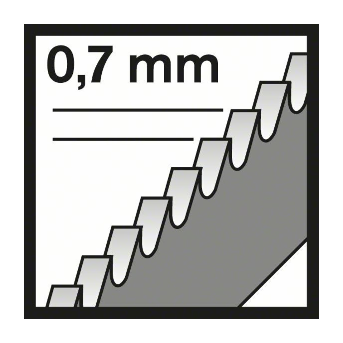Bosch decoupeerzaagblad T 118 G, Basic for Metal