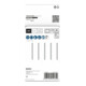 Bosch Decoupeerzaagblad T 118 GFS, Basic voor Inox