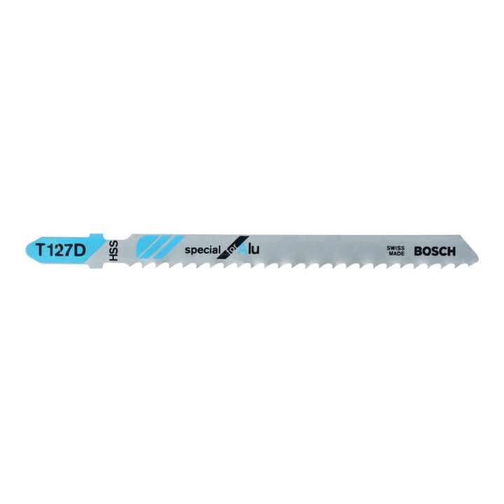 Bosch decoupeerzaagblad T 127 D, Special for Alu