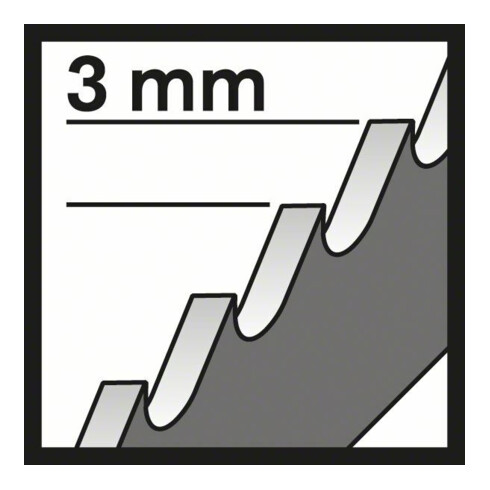 Bosch decoupeerzaagblad T 127 D, Special for Alu