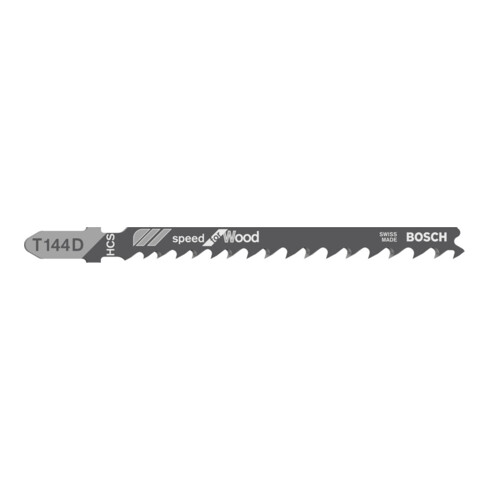 Bosch decoupeerzaagblad T 144 D, Speed for Wood