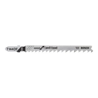 Bosch decoupeerzaagblad T 144 DF, Speed for Hard Wood