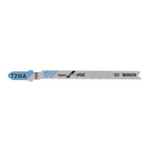 Bosch decoupeerzaagblad T 218 A, Basic for Metal
