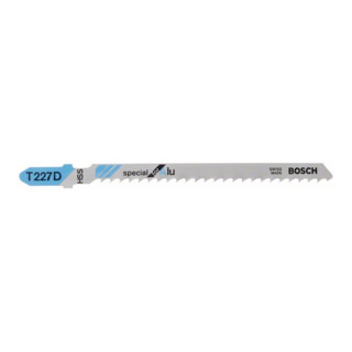 Bosch decoupeerzaagblad T 227 D, Special for Alu