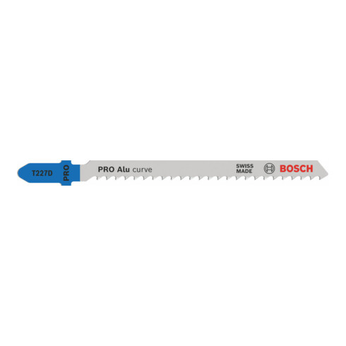 Bosch decoupeerzaagblad T 227 D, Special for Alu