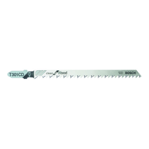 Bosch decoupeerzaagblad T 301 CD, Clean for Wood