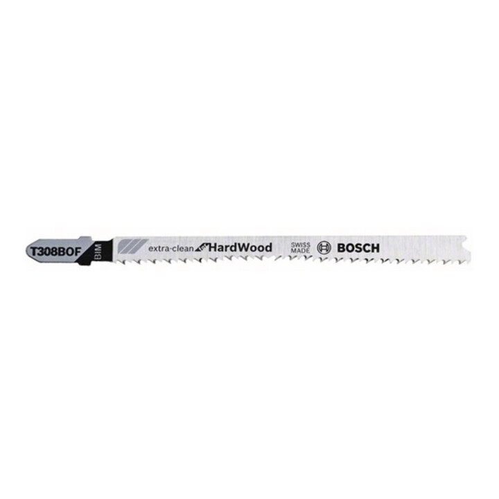 Bosch decoupeerzaagblad T 308 BOF, Extraclean for Hard Wood